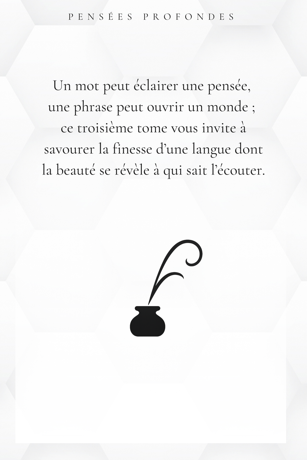 Mots d'exception - Tome III : Un recueil de mots rares et élégants